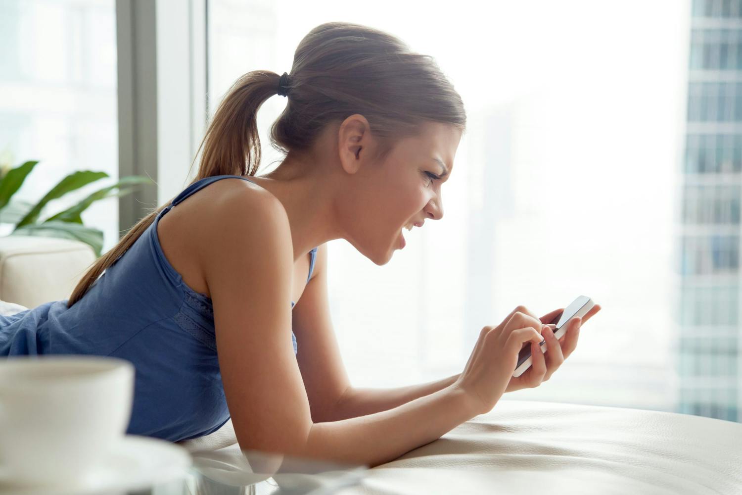 Det er frustrerende, når telefonen er langsom.